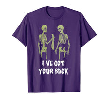 Ladda upp bild till gallerivisning, Funny Halloween I've Got you Back Funny Halloween Skeleton T-Shirt 918659
