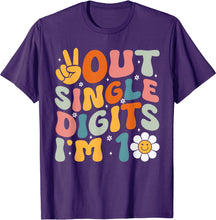 Ladda upp bild till gallerivisning, Groovy minshirts Out Ensiffrig I'm 10 Retro 10 årsdag T shirt
