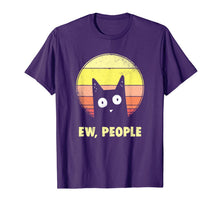 Ladda upp bild till gallerivisning, Ew, People Vintage Funny Cat Lover Gift, Graphic Cat T-Shirt-193586
