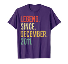 Ladda upp bild till gallerivisning, 8 years old Gifts Shirt- Legend Since December 2011 T-Shirt 563297
