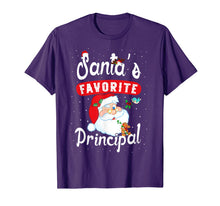 Ladda upp bild till gallerivisning, Santa's Favorite Principal Christmas Funny Teacher School T-Shirt
