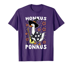 Funny Halloween Witches Duck Cute Honkus Ponkus Gifts T-Shirt 904799