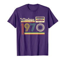 Ladda upp bild till gallerivisning, 50th Birthday Gifts Cassette Vintage 1970 50 Years Old T-Shirt-160783
