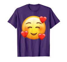 Ladda upp bild till gallerivisning, Smiling Face with Hearts In Love Emojis Halloween Costume  T-Shirt 751805
