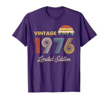 Ladda upp bild till gallerivisning, Vintage 1976 Made in 1976 43rd birthday 43 years old Gift T-Shirt

