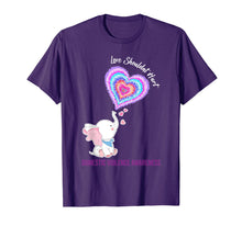 Ladda upp bild till gallerivisning, Domestic Violence Awareness Gifts Love Shouldn&#39;t Hurt Ribbon T-Shirt 1153295
