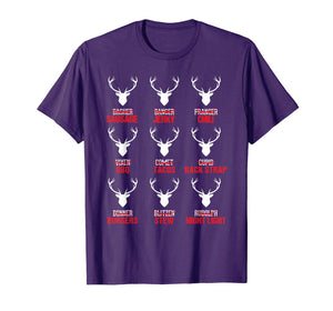 Funny shirts V-neck Tank top Hoodie sweatshirt usa uk au ca gifts for Funny Christmas Reindeer Hunter Deer Meat Hunting Gifts T-Shirt 180025