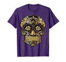Ladda upp bild till gallerivisning, Funny Day Of The Dead Sugar Skull Flowers Dia De Los Muertos T-Shirt 735727
