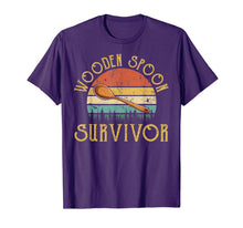 Ladda upp bild till gallerivisning, Funny Wooden Spoon Survivor Vintage Retro Humor T-Shirt 258193

