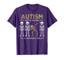 Ladda upp bild till gallerivisning, Funny shirts V-neck Tank top Hoodie sweatshirt usa uk au ca gifts for Autism it's a different ability Funny Dabbing skeleton Gift T-Shirt 247488
