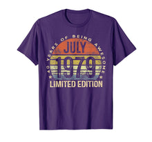 Ladda upp bild till gallerivisning, Born July 1979 Limited Edition Bday Gifts 40th Birthday T-Shirt 52563
