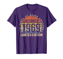 Ladda upp bild till gallerivisning, Funny shirts V-neck Tank top Hoodie sweatshirt usa uk au ca gifts for Born December 1969 Limited Edition Bday Gifts 50th Birthday T-Shirt 68130
