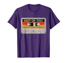Ladda upp bild till gallerivisning, Best Of 1980 40th Birthday Gifts Cassette Tape Vintage T-Shirt-87736
