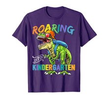 Ladda upp bild till gallerivisning, Roaring Kindergarten Dinosaur T Rex Back to School Shirt Boy 94792
