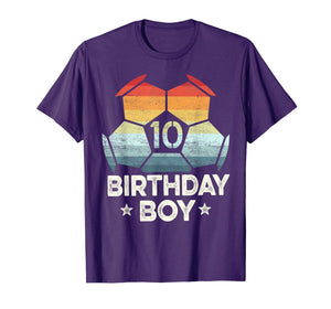 10 Year Old Soccer Player Gifts 10th Birthday Boy Tenth Bday T-Shirt 576766