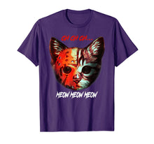 Ladda upp bild till gallerivisning, Ch ch ch Meow Meow Halloween Scary Cat T-Shirt 300241
