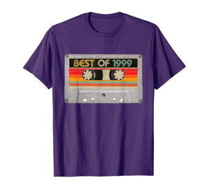 Best Of 1999 21st Birthday Gifts Cassette Tape Vintage T-Shirt-426414
