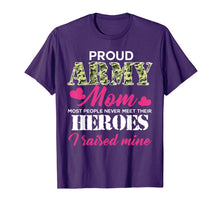 Ladda upp bild till gallerivisning, Womens Proud Army Mom - Hero Army T-shirt 373992
