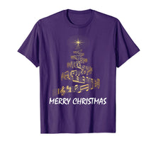 Ladda upp bild till gallerivisning, Funny shirts V-neck Tank top Hoodie sweatshirt usa uk au ca gifts for Music Note Tree Wish You A Merry Christmas Musical Gift T-Shirt 1136037

