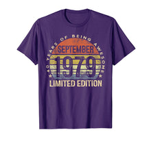 Ladda upp bild till gallerivisning, Born September 1979 Limited Edition Bday Gifts 40th Birthday T-Shirt 94085
