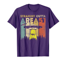 Ladda upp bild till gallerivisning, Straight Outta Area 51 Vintage Halloween Costume UFO Alien T-Shirt 31032227
