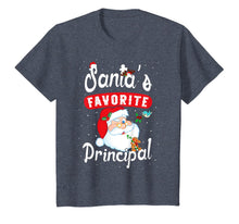 Ladda upp bild till gallerivisning, Santa's Favorite Principal Christmas Funny Teacher School T-Shirt
