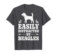 Ladda upp bild till gallerivisning, Funny shirts V-neck Tank top Hoodie sweatshirt usa uk au ca gifts for Easily Distracted By Beagles Funny Dog Lover Gifts Beagle T-Shirt 879791
