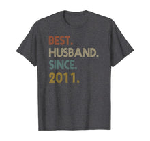 Ladda upp bild till gallerivisning, Funny shirts V-neck Tank top Hoodie sweatshirt usa uk au ca gifts for 9th Wedding Anniversary Gifts Best Husband Since 2011 T-Shirt 766164
