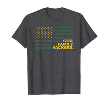 Ladda upp bild till gallerivisning, God Family Packers Pro Us Flag Gift T-Shirt 244750
