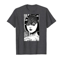 Ladda upp bild till gallerivisning, Uzumaki junji Ito T-shirt manga anime japanese horror gift 341016
