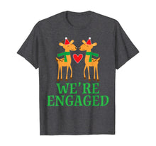 Ladda upp bild till gallerivisning, Funny shirts V-neck Tank top Hoodie sweatshirt usa uk au ca gifts for Christmas Engagement We&#39;re Engaged Reindeer Gifts T-Shirt 1115371

