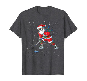 Funny shirts V-neck Tank top Hoodie sweatshirt usa uk au ca gifts for Funny Santa Claus Christmas Ice Hockey Gifts Kids Boys T-Shirt 93711