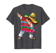 Ladda upp bild till gallerivisning, Dabbing Mexican Poncho Cinco de Mayo Men Sombrero Funny Dab T-Shirt 132892
