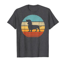 Ladda upp bild till gallerivisning, Funny shirts V-neck Tank top Hoodie sweatshirt usa uk au ca gifts for Dachshund Vintage Silhouette 60s 70s Retro Gifts Dog Lover T-Shirt 279074
