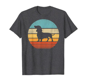 Funny shirts V-neck Tank top Hoodie sweatshirt usa uk au ca gifts for Dachshund Vintage Silhouette 60s 70s Retro Gifts Dog Lover T-Shirt 279074