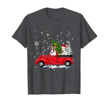 Ladda upp bild till gallerivisning, Funny shirts V-neck Tank top Hoodie sweatshirt usa uk au ca gifts for Bull Terrier Riding Red Truck Christmas Gifts Dog T-Shirt 880696
