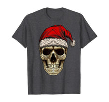 Ladda upp bild till gallerivisning, Funny shirts V-neck Tank top Hoodie sweatshirt usa uk au ca gifts for Santa Hat Sugar Skull Day Of The Dead Funny Christmas Skull T-Shirt 669252
