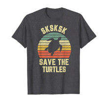 Ladda upp bild till gallerivisning, SKSKSK Save the Turtles Funny Saying Retro Vintage T-Shirt 367474
