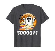 Ladda upp bild till gallerivisning, Booooks! Adorable Ghost Reading Books Halloween T-Shirt 271152

