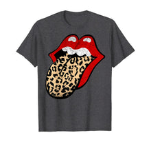 Ladda upp bild till gallerivisning, Red Lips, Leopard Tongue, iconic band  T-Shirt
