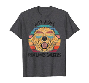Funny shirts V-neck Tank top Hoodie sweatshirt usa uk au ca gifts for Girl Who Loves Golden Retrievers Dog Gifts  T-Shirt 229210