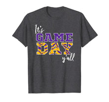 Ladda upp bild till gallerivisning, It's Game Day Ya'll Tiger Purple &amp; Gold Tshirt 95557

