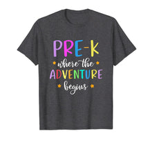 Ladda upp bild till gallerivisning, Pre-K Teacher Adventure Begins Teacher Preschool T-Shirt 109983
