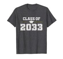 Ladda upp bild till gallerivisning, Class of 2033 Grow With Me Graduation T-Shirt 167712
