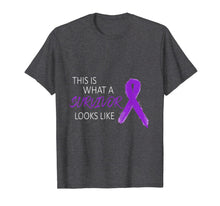 Ladda upp bild till gallerivisning, Domestic Violence Awareness Costume Purple Ribbon Gifts T-Shirt 1003467
