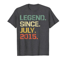 Ladda upp bild till gallerivisning, Legend Since July 2015 T-Shirt- 4 Years Old Shirt Gift 101673
