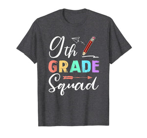 9th Grade Squad Teachers Kids Back To School Gifts T-Shirt 115246