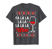 Ladda upp bild till gallerivisning, Funny shirts V-neck Tank top Hoodie sweatshirt usa uk au ca gifts for Fa La La La Wine With Christmas Lights Ugly Sweater T-Shirt 1376669
