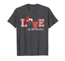 Ladda upp bild till gallerivisning, Texas Tech Red Raiders Love My Team State Map Flag T-Shirt 205914
