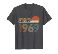 Ladda upp bild till gallerivisning, Vintage Awesome Since August 1969 Shirt 50th Birthday Gift 96989
